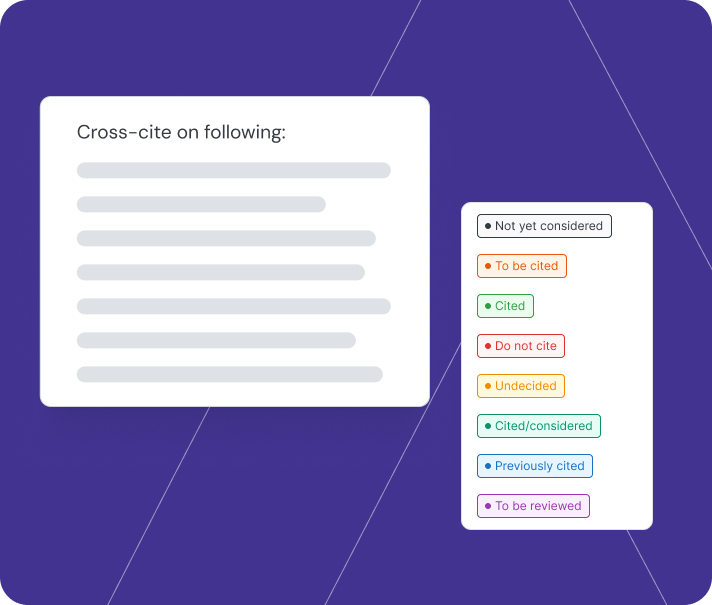 Cross-cite and propogate