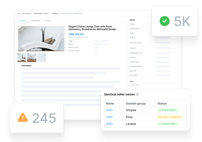 Manage trademarks